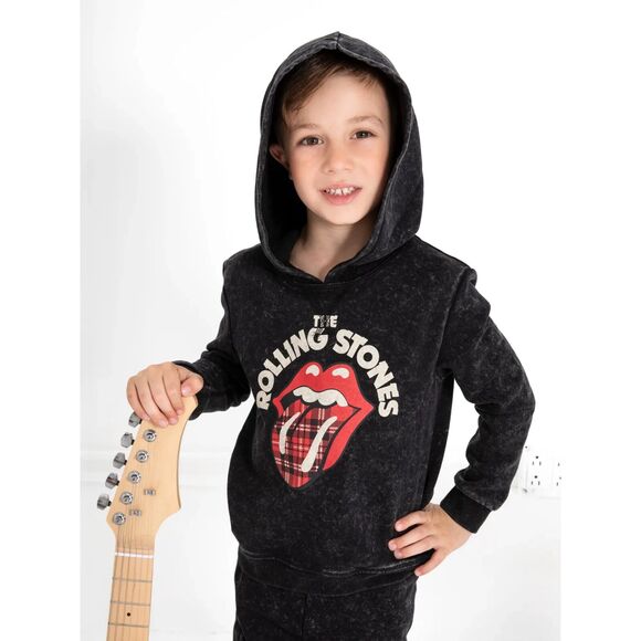 Rolling Stones Unisex Toddler Hoodie & Joggers Set  Size 5T  NWT  Black Graphic - Picture 5 of 8